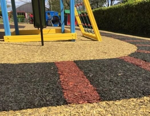 Ocala Safety Surfacing-Bonded Rubber Mulch
